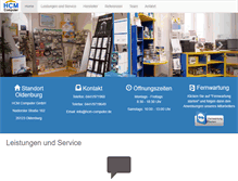 Tablet Screenshot of hcm-computer.de